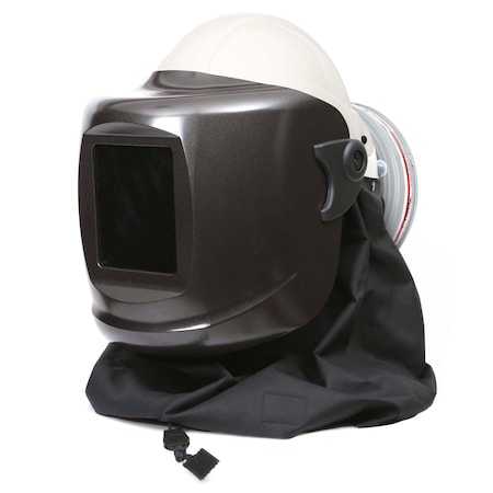Pureflo PF60ESM+ Hard Hat White, Black Neck Cape, HE/HF/HC Filter, Application: Welding Gentex Corp